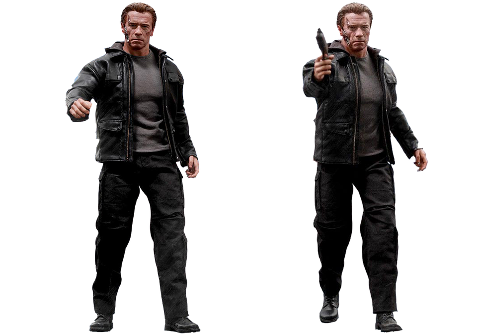 Arnold Schwarzenegger as the Terminator