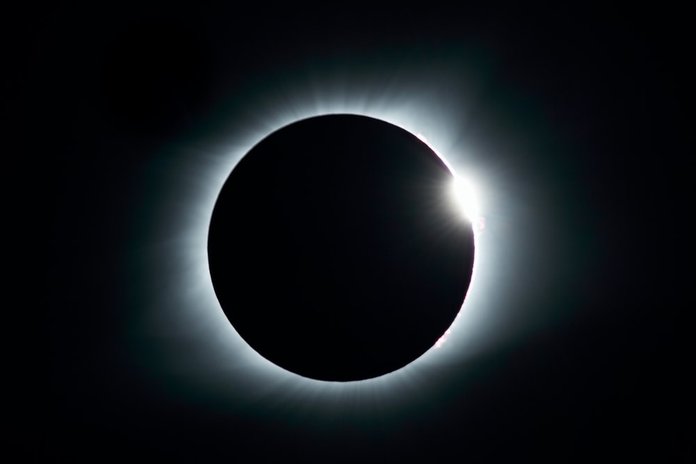 the moon as seen in an eclipse