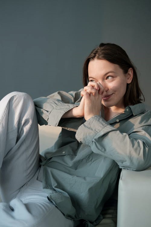 a woman praying for the ability to develop a stronger intention