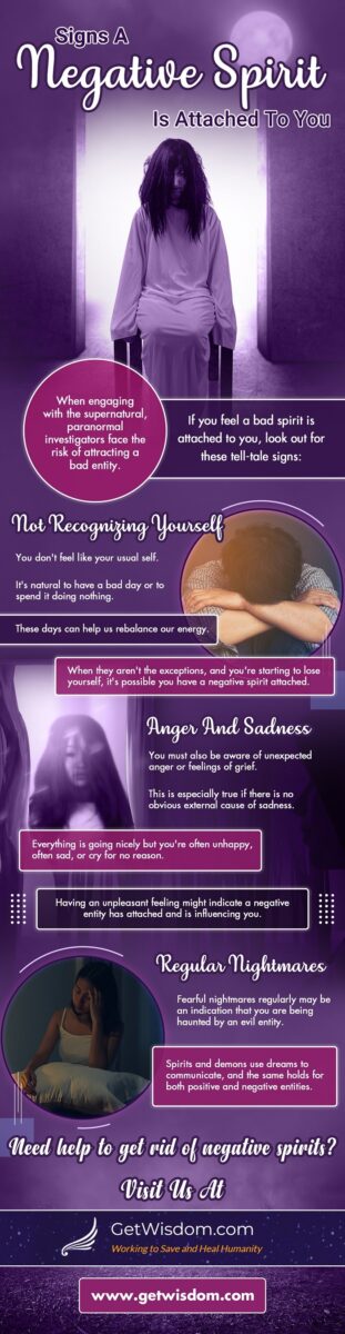 Signs a Negative Spirit is Attached to You - An Infographic | GetWisdom.com