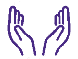 Healing hands-purple Healing hands-purple